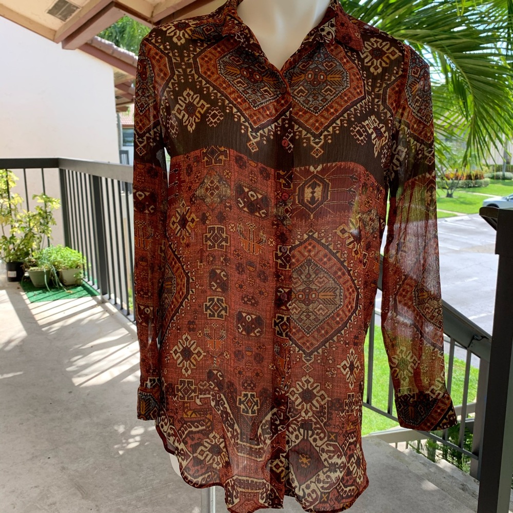 Bershka Tunic with Beautiful print